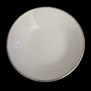 English Ironstone Salem Silver Elegance Dessert Bowl Set of 6 5 1/4"